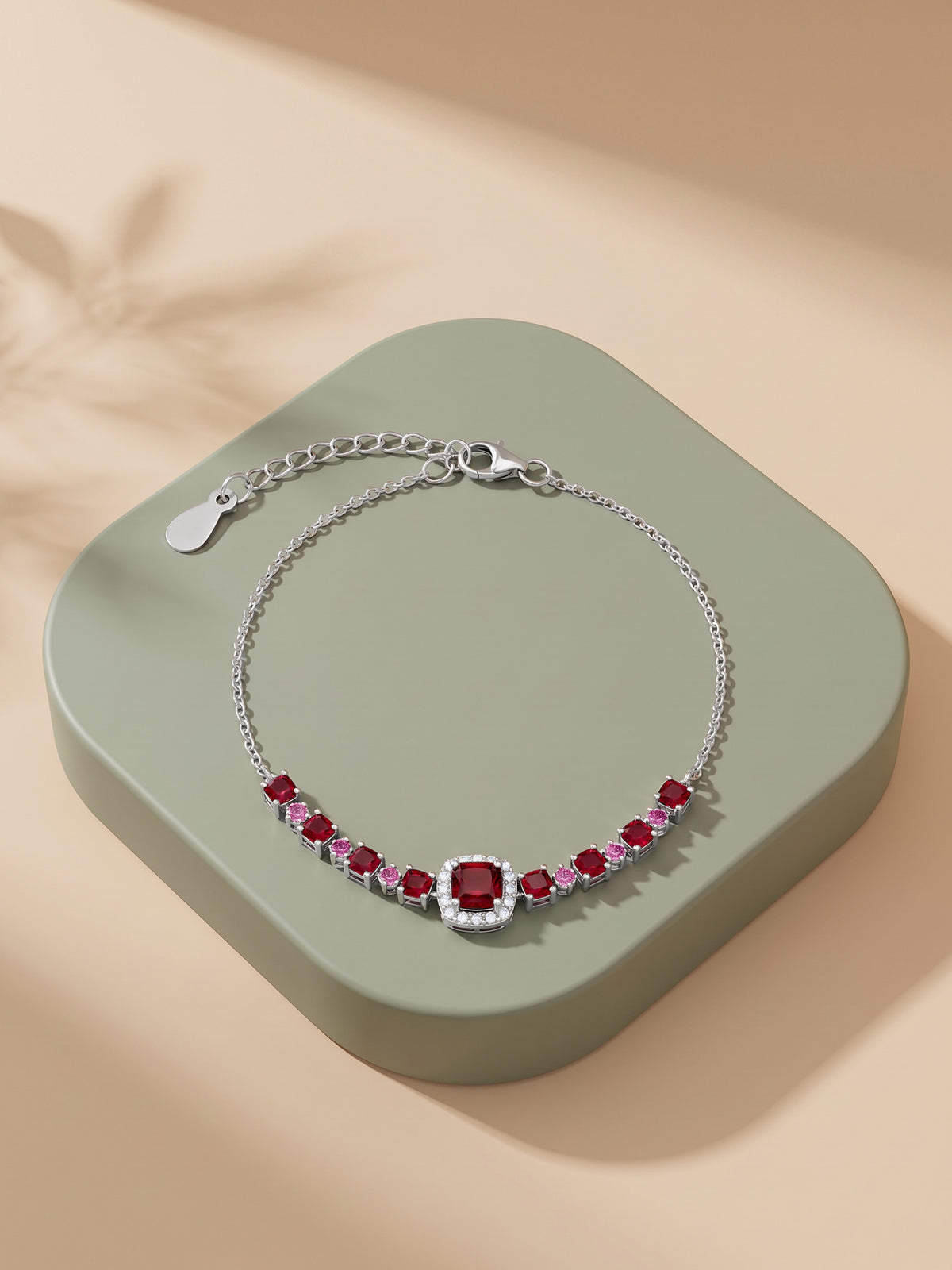 Silver Velvet Roselle Bracelet