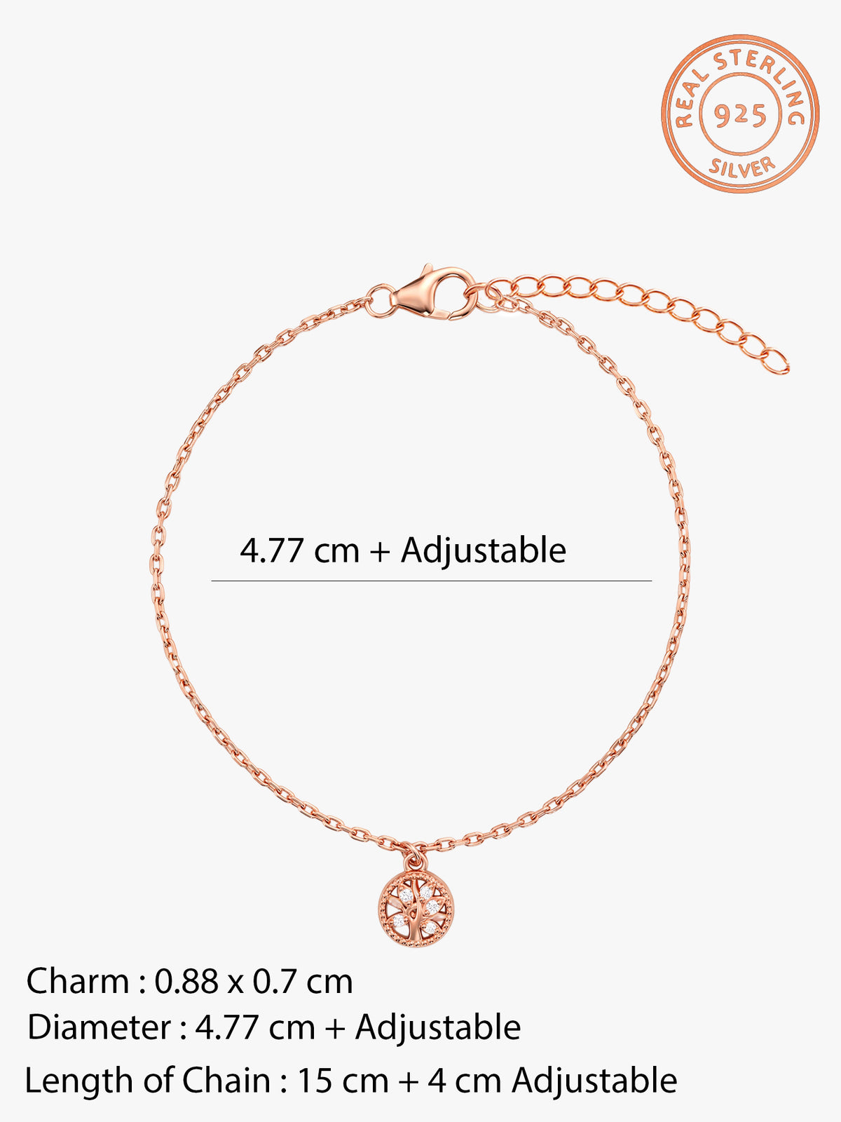 Rose Gold Rooted Bliss Bracelet