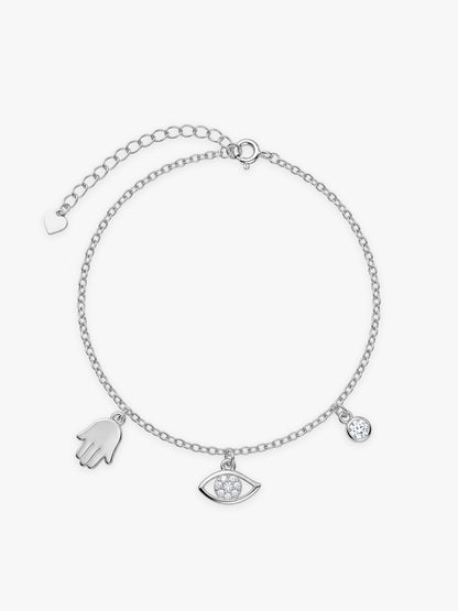 Silver Manifest Luck Bracelet