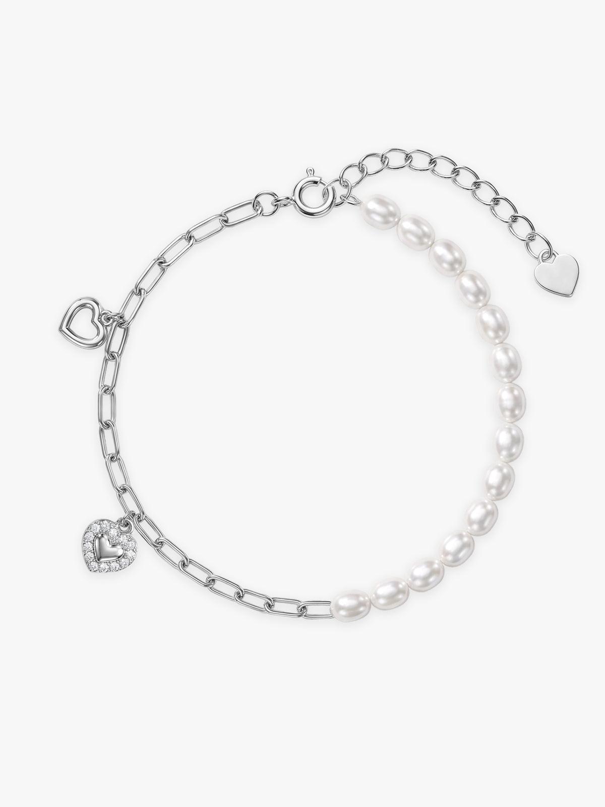 Silver Vivien Leigh Pearl Bracelet