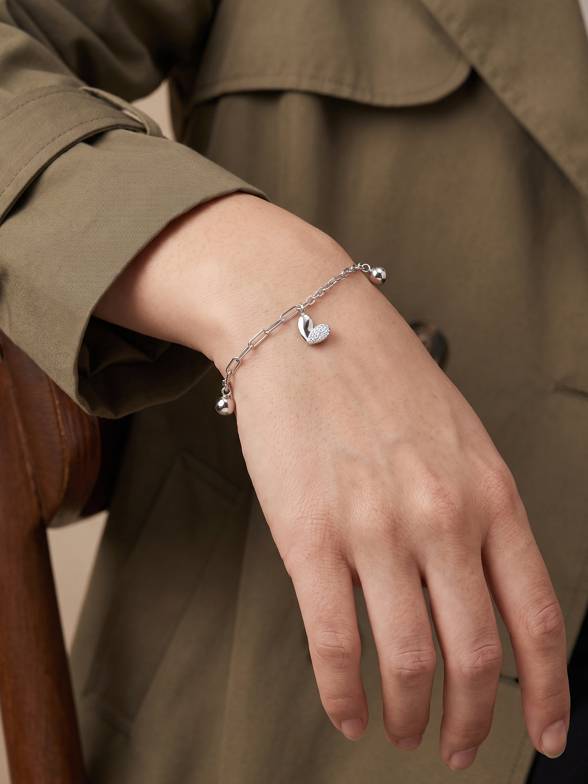 Silver Eternal Sweetheart Bracelet