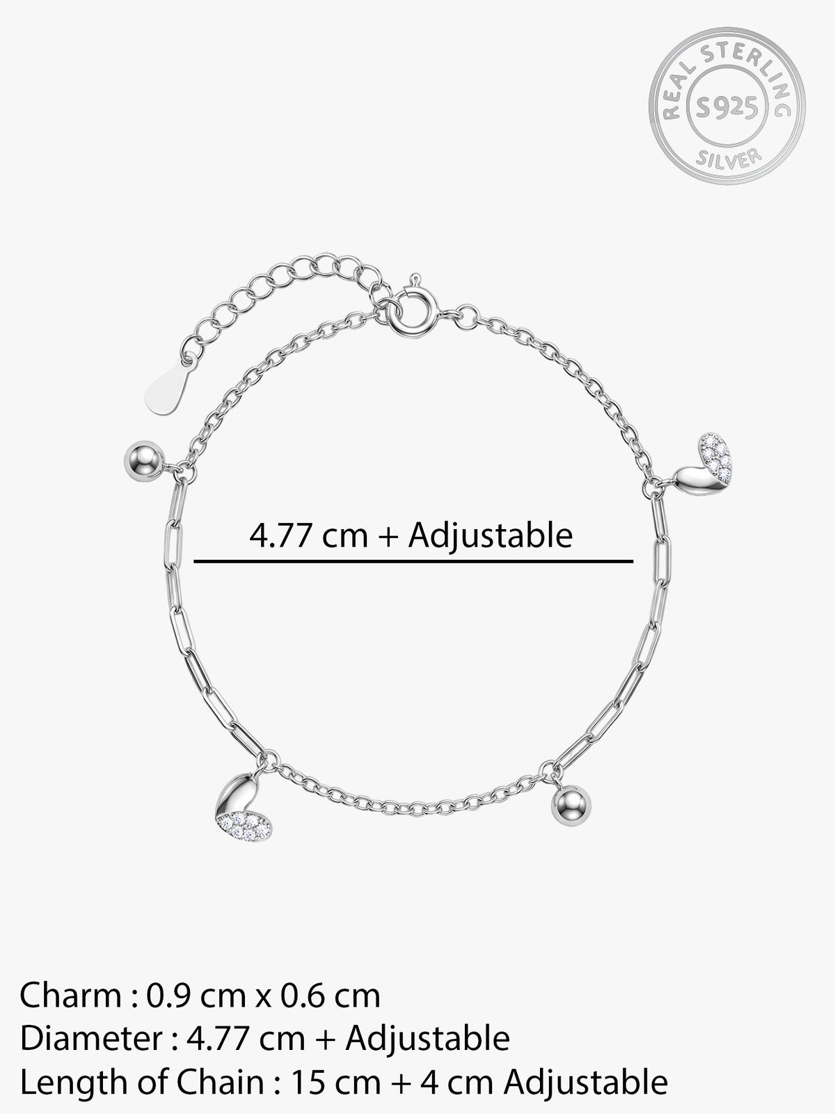 Silver Eternal Sweetheart Bracelet