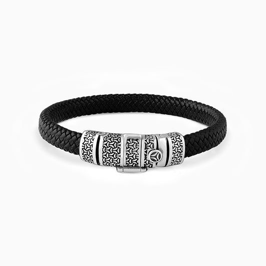 Oxidised Silver Traveller Band For Him