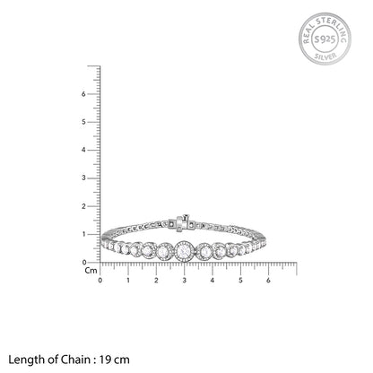 Silver Get Bolder Tennis Bracelet