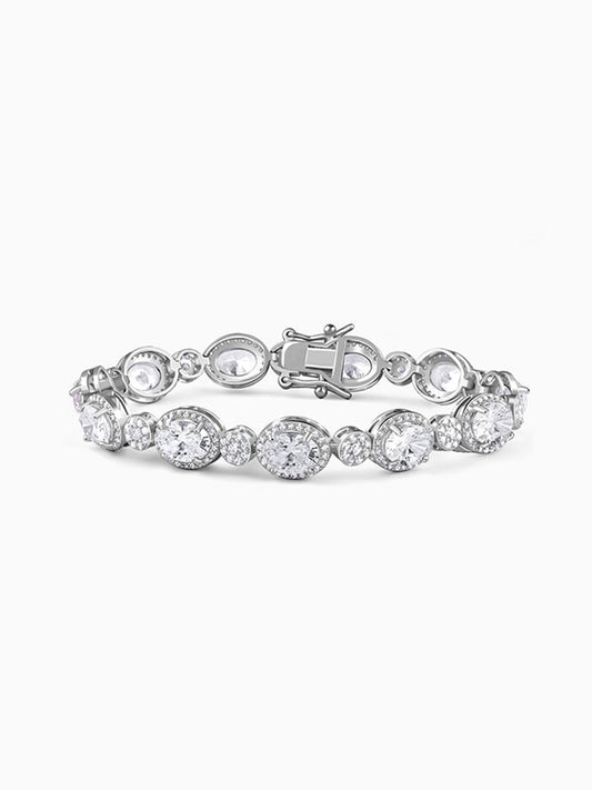 Silver Young Royals Zircon Bracelet