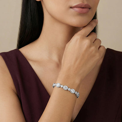 Silver Young Royals Zircon Bracelet