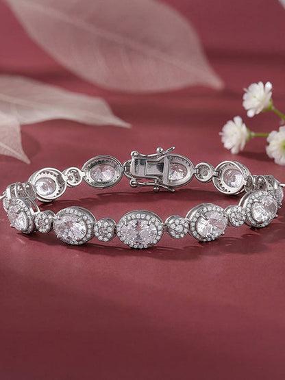 Silver Young Royals Zircon Bracelet