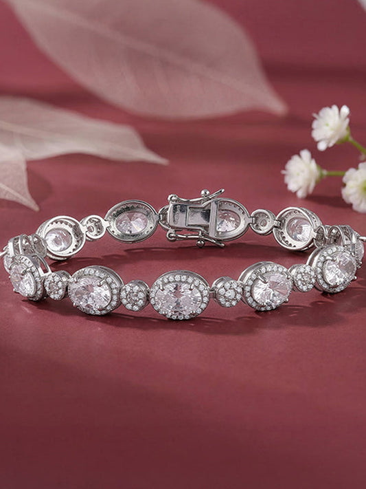 Silver Young Royals Zircon Bracelet