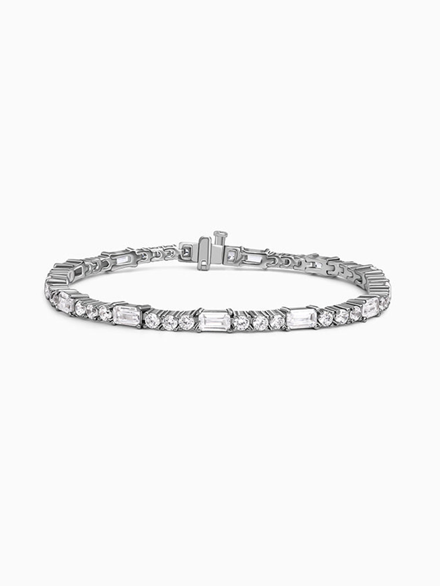 Silver Eternity Row Bracelet