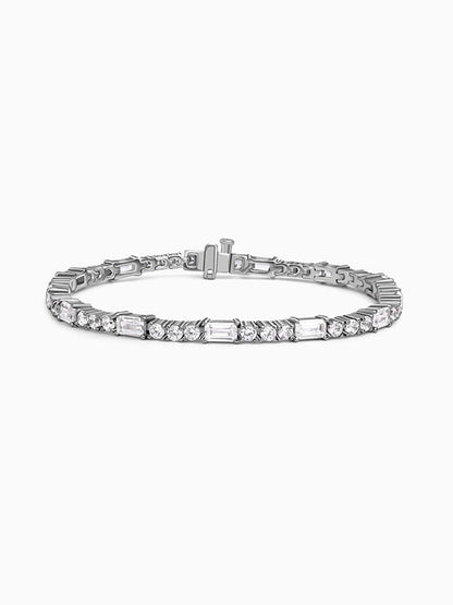 Silver Eternity Row Bracelet