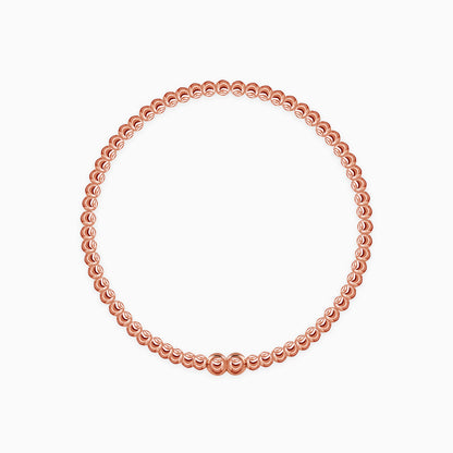 Rose Gold Madonna Bracelet