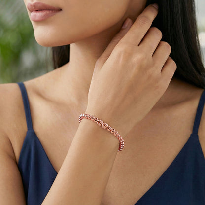 Rose Gold Madonna Bracelet