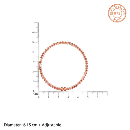 Rose Gold Madonna Bracelet