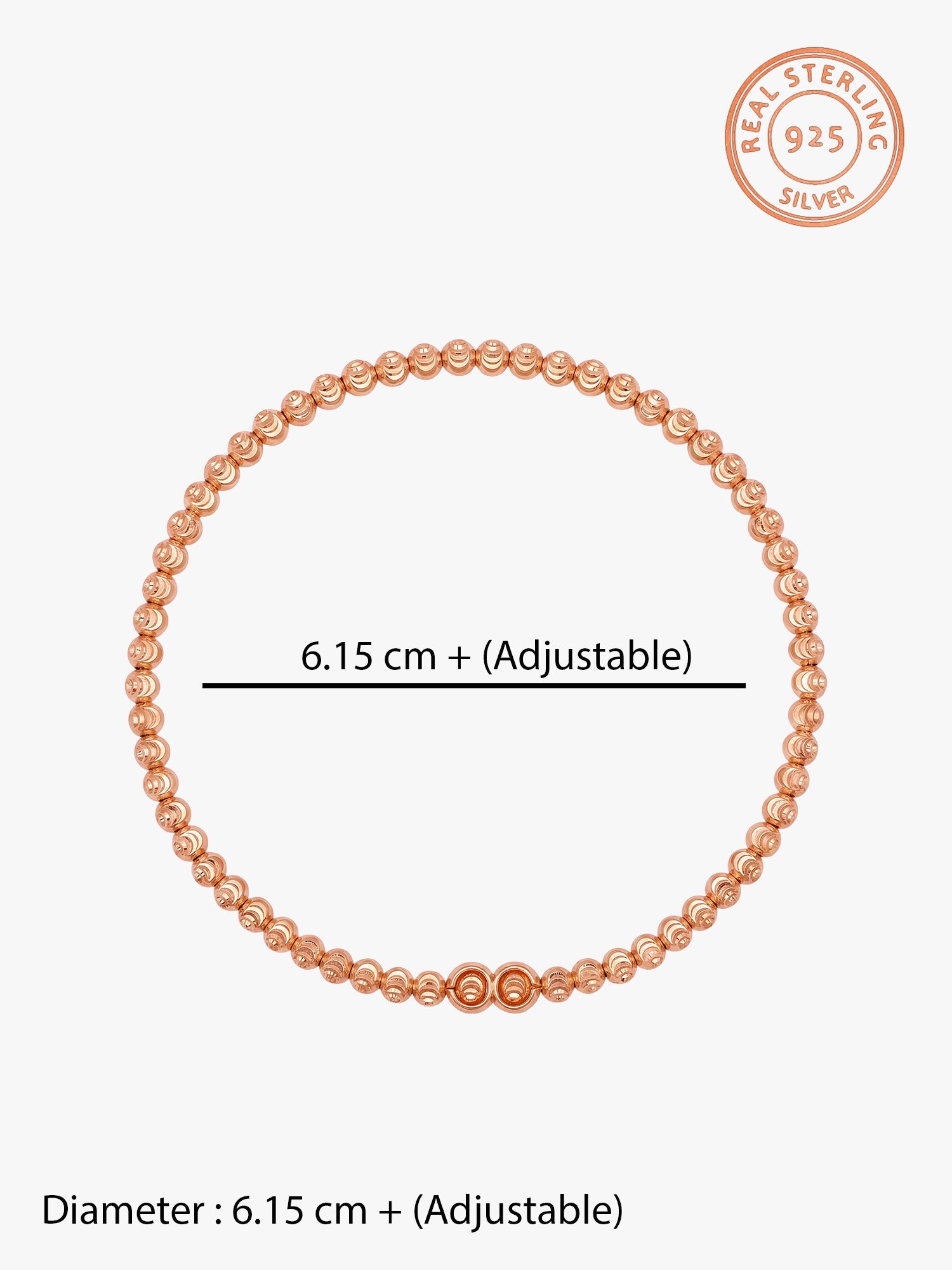 Rose Gold Madonna Bracelet