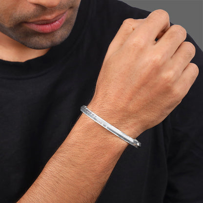 Silver Punjabi Kada For Him