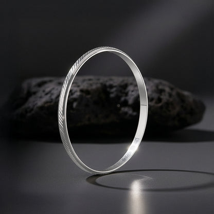 Silver Yash Kada For Him