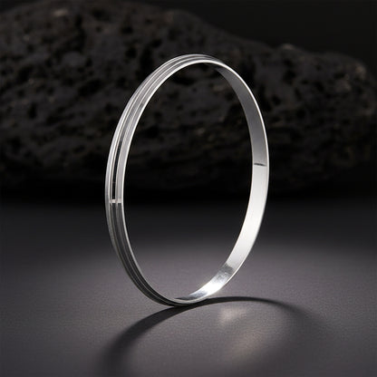 Silver Garv Kada For Him