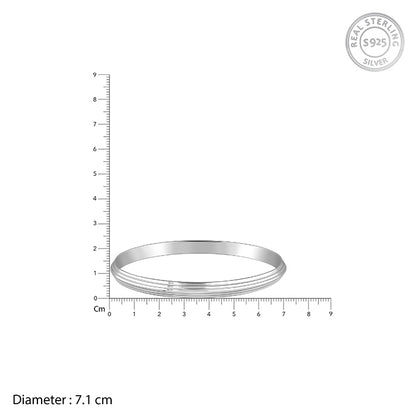 Silver Garv Kada For Him