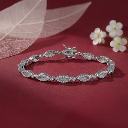 Silver Modern Nazar Bracelet