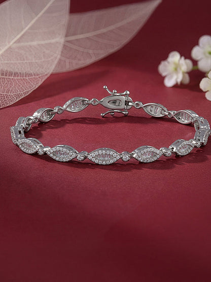Silver Modern Nazar Bracelet