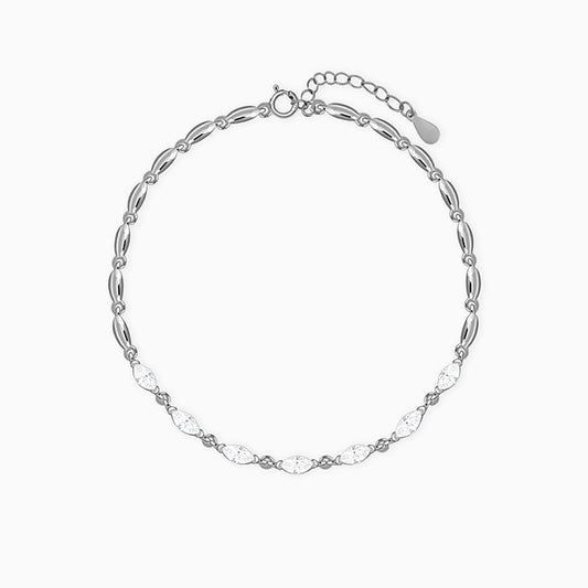 Silver Celeste Zircon Bracelet