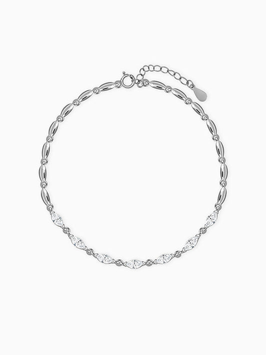 Silver Celeste Zircon Bracelet