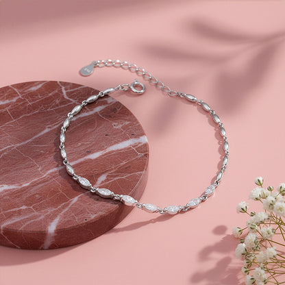 Silver Celeste Zircon Bracelet