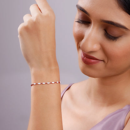 Rose Gold Celeste Zircon Bracelet