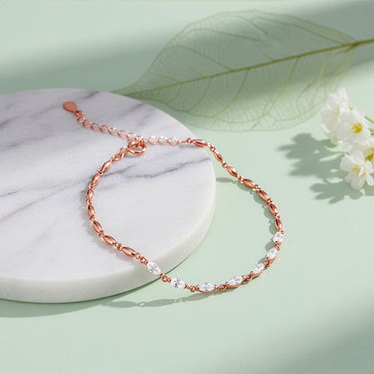 Rose Gold Celeste Zircon Bracelet