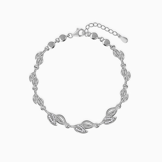 Silver Winter Vine Bracelet