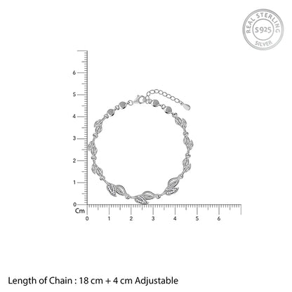 Silver Winter Vine Bracelet