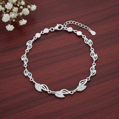 Silver Winter Vine Bracelet