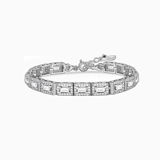 Silver Imperial Tennis Bracelet