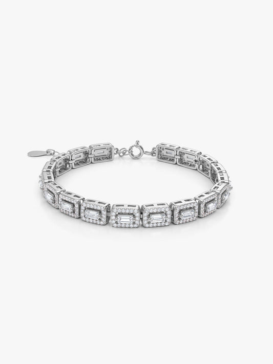 Silver Imperial Tennis Bracelet