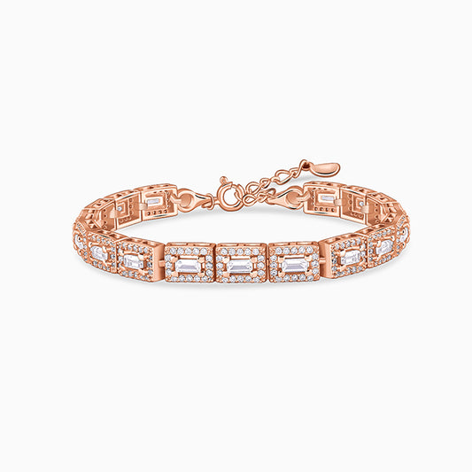 Rose Gold Imperial Tennis Bracelet