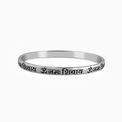 Oxidised Silver Harvik Kada For Him