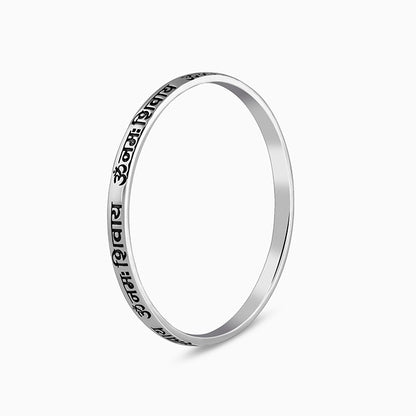 Oxidised Silver Harvik Kada For Him