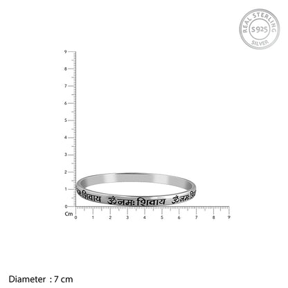 Oxidised Silver Harvik Kada For Him