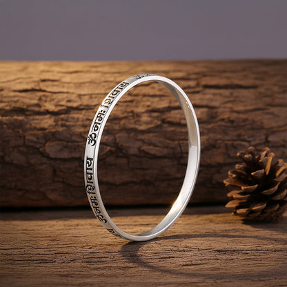 Oxidised Silver Harvik Kada For Him