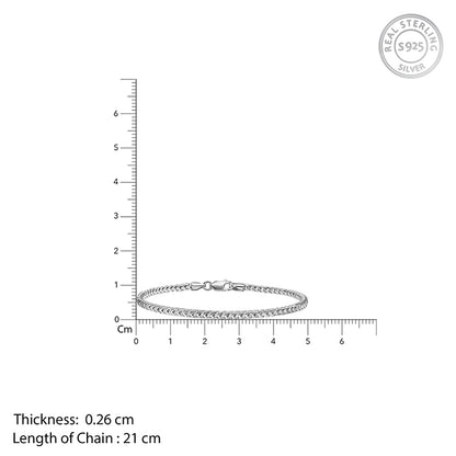 Silver Cobra Bracelet For Him