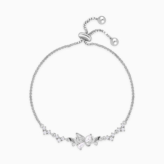 Silver Monarch Butterfly Bracelet