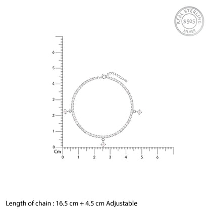 Silver Everyday Crush Tennis Bracelet