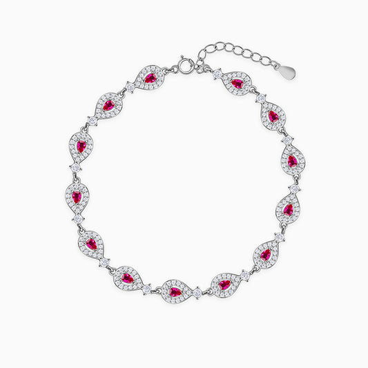 Silver Dawn Drop Bracelet