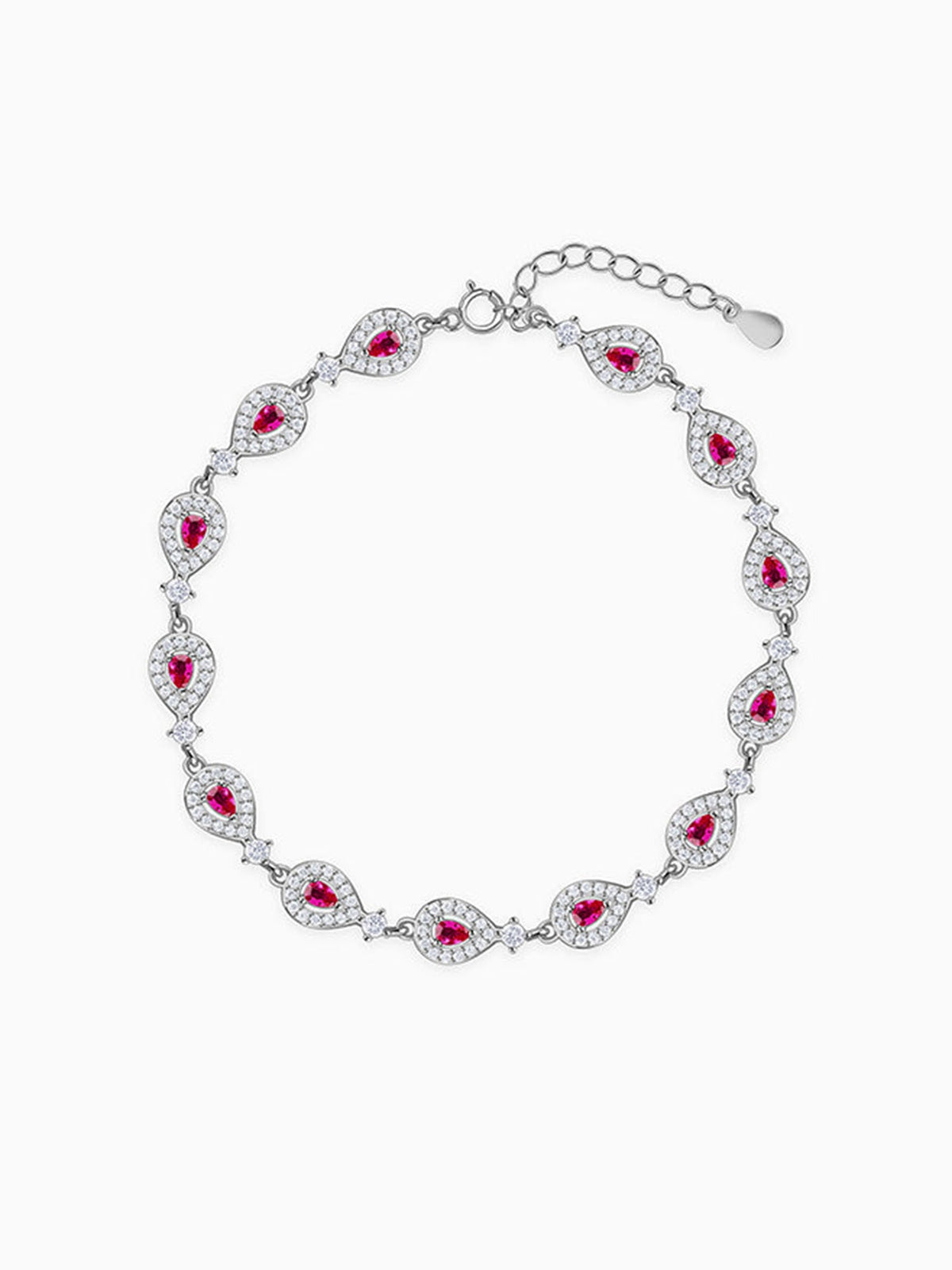 Silver Dawn Drop Bracelet