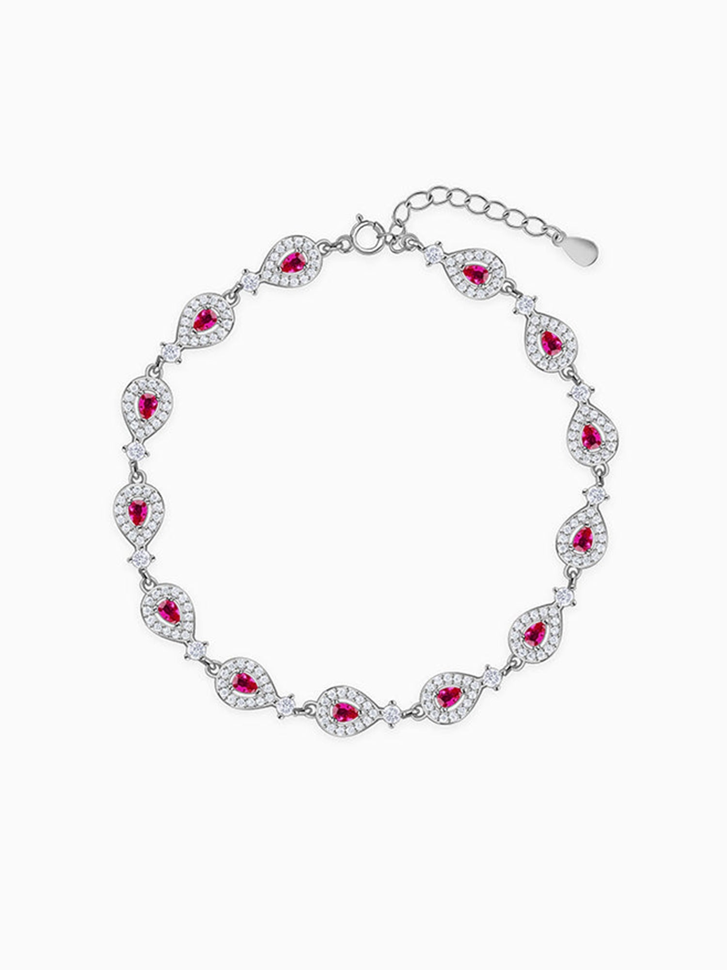 Silver Dawn Drop Bracelet