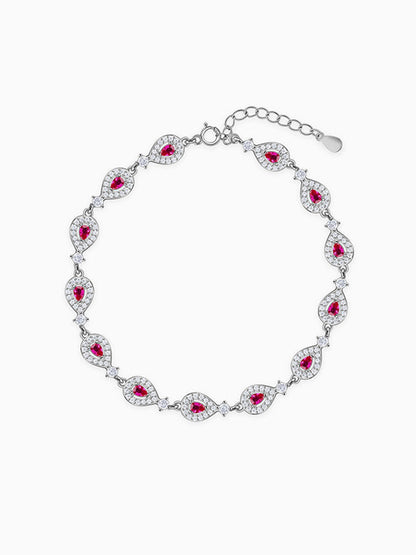 Silver Dawn Drop Bracelet