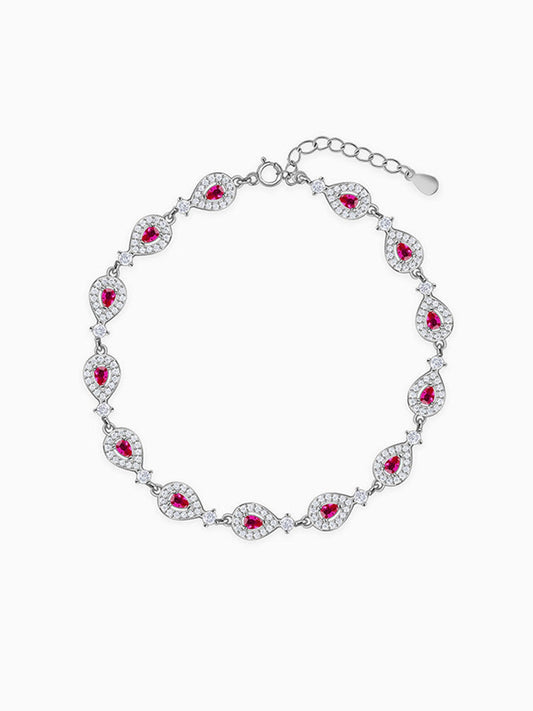 Silver Dawn Drop Bracelet