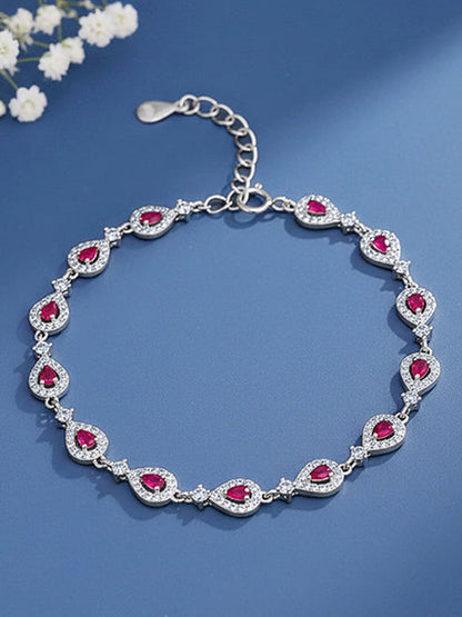 Silver Dawn Drop Bracelet