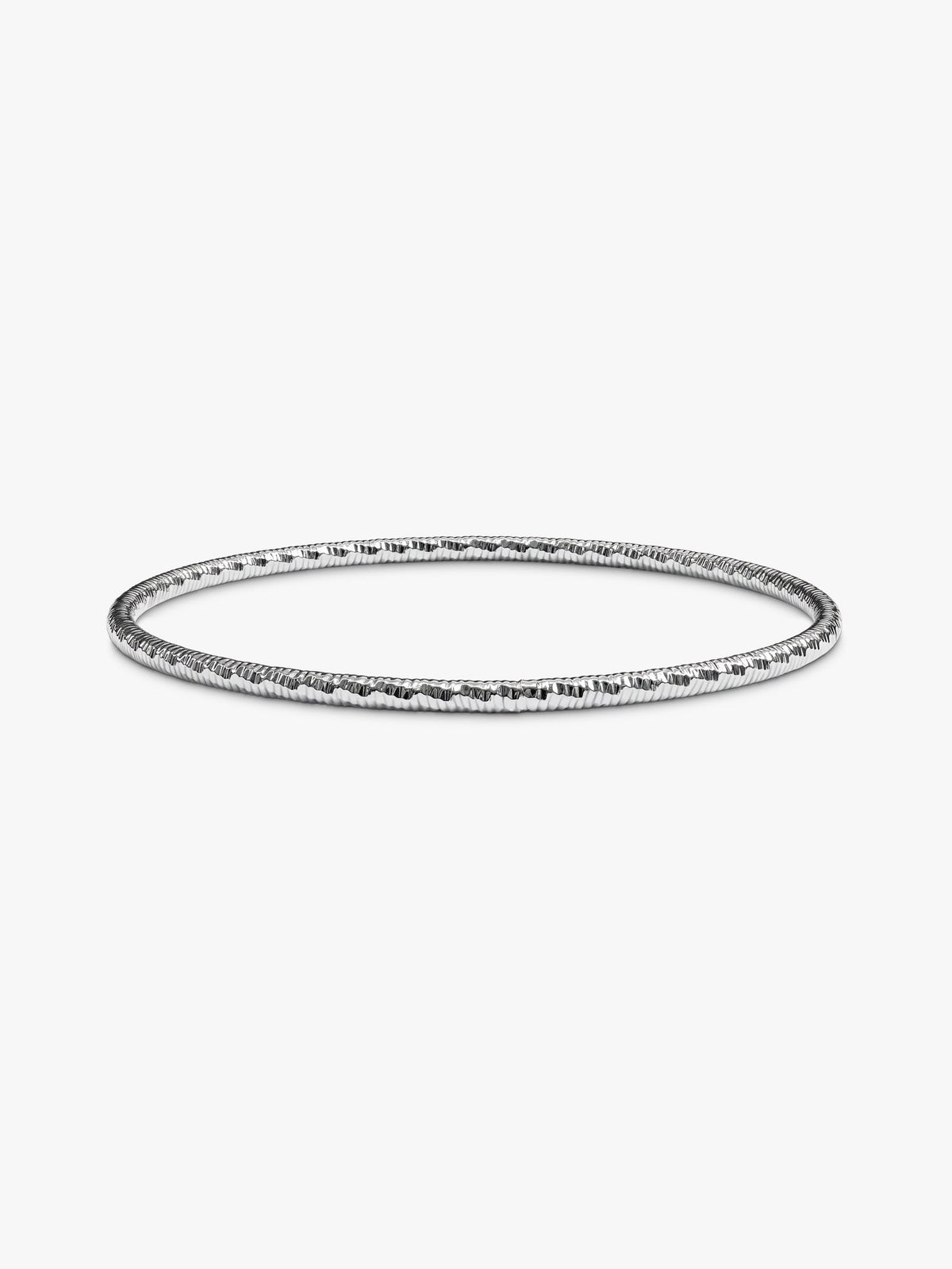 Silver Grace Shine Bangle (Size 2.6)