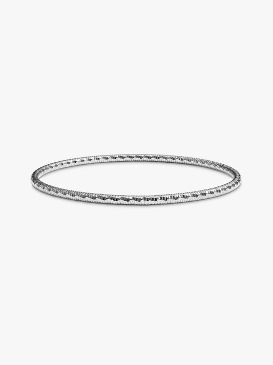 Silver Grace Shine Bangle (Size 2.6)
